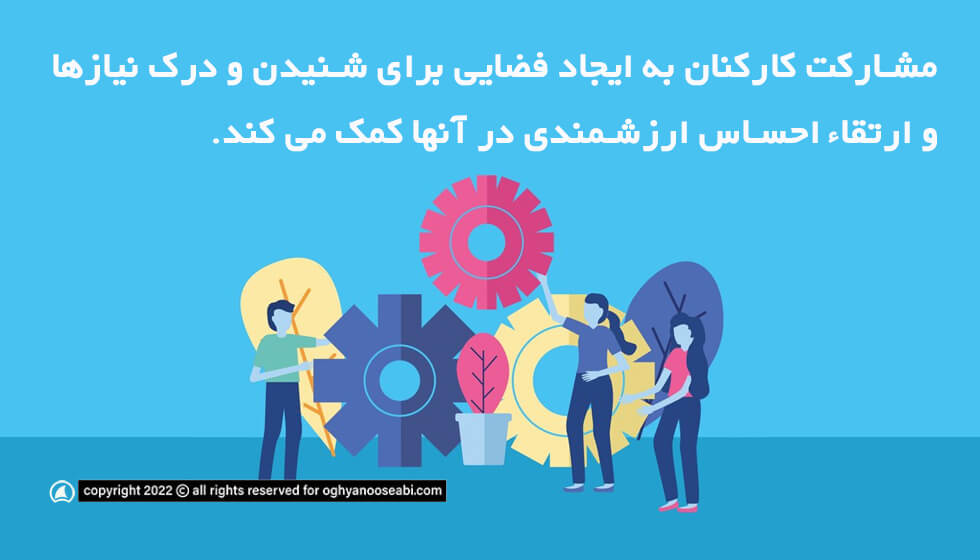 اهمیت مشارکت کارکنان در سازمان