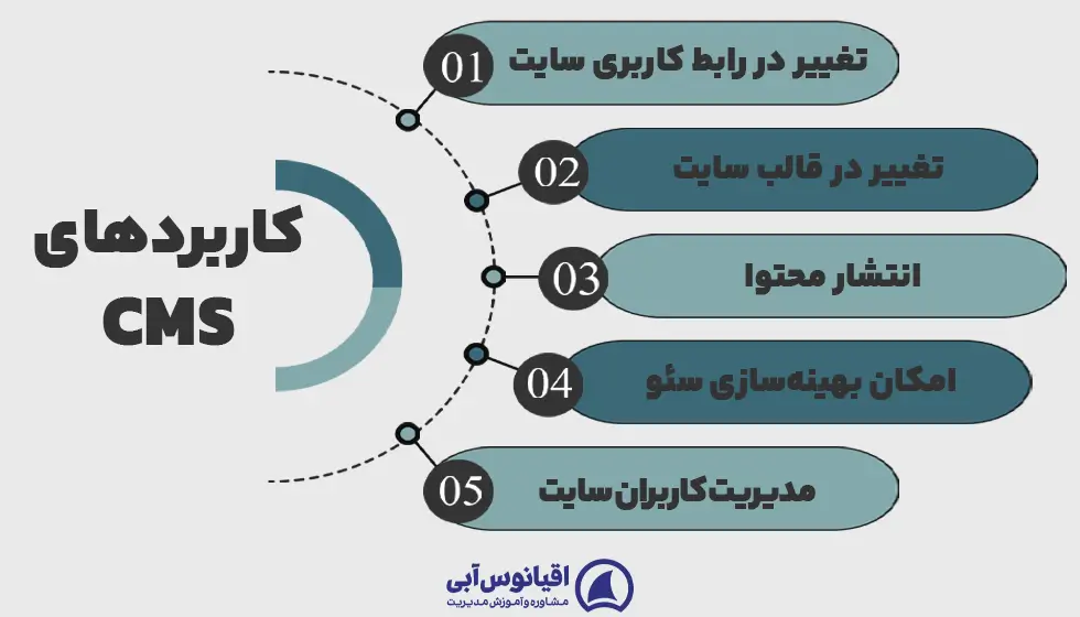 کاربردهای cms