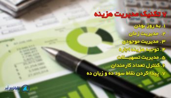 cost-management-ways مدیریت هزینه های کسب و کار با 7 تکنیک